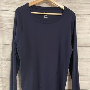 A New Day Ribbed Long Sleeve Tee, Plus Size